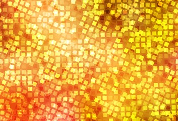 Light Orange vector background with rectangles.