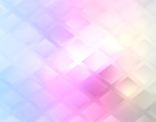 Mosaic abstract background, colorful frozen 3d shiny vector design.