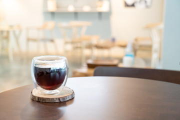 hot americano black coffee