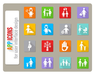 family icon set