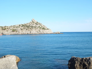 sea view, sunny, sea, ocean, high freaky mountain