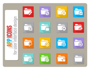 folder icon set