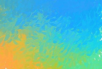 Fototapeta na wymiar Light Blue, Yellow vector backdrop with memphis shapes.