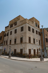 Fototapeta na wymiar Dilapidated historical buildings in Taif city, western Saudi Arabia 