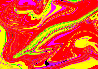 Fondo rojo, amarillo, verde, fucsia y negro