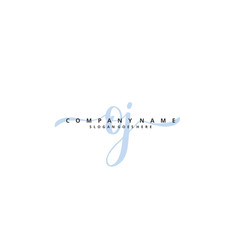 O J OJ Initial handwriting and signature logo design with circle. Beautiful design handwritten logo for fashion, team, wedding, luxury logo.