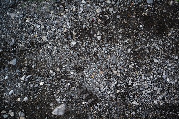 Fine gravel texture. Photo for the background.