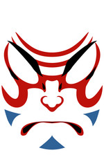 歌舞伎の隈取　弁慶