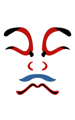 歌舞伎の隈取　伴内