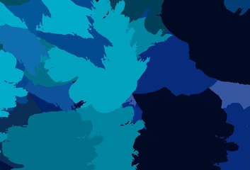 Light Blue, Green vector texture with abstract forms.