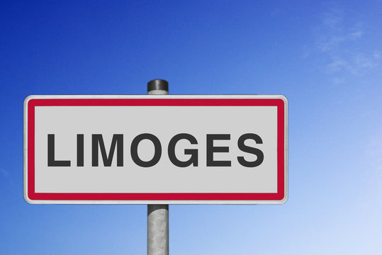 Limoges, panneau, (symbolique)