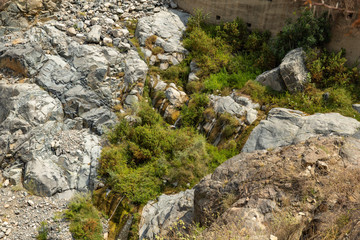 Views along the Aljammalah Hiking Trail on the Al Hada Zig Zag road, Taif region of Saudi Arabia