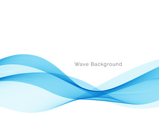 Blue wave design abstract background