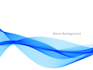 Blue wave design abstract background