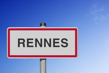 Rennes, panneau, (symbolique)