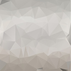 Cream Color Abstract Low Poly Geometric Gradient Polygonal Background Vector Illustration