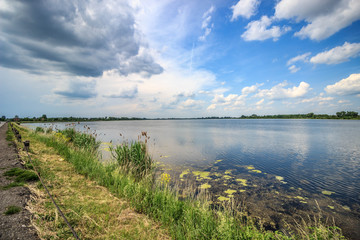 lake and sky