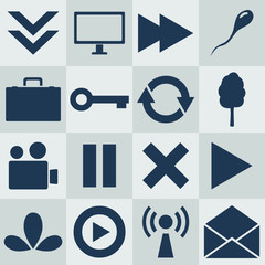 set of icons for web design