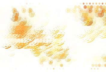 Light Orange vector layout with circle shapes.