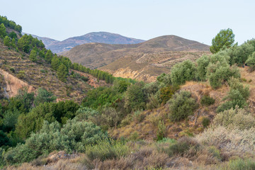 mountainous area in southern Spain