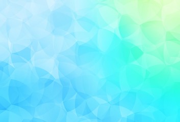 Light Blue, Green vector low poly texture.