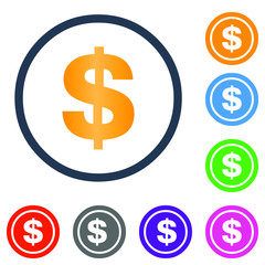 vector dollar icon