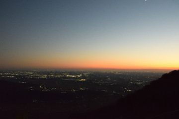 Fototapeta premium 筑波山のマジックアワー