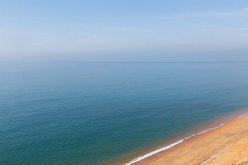 A View Over the Ocean, from the Cliffs above Whale Chine, on the Isle of Wight