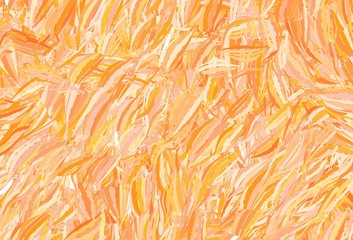 Light Orange vector pattern with random forms.