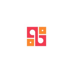 Fototapeta na wymiar Exotic N Logo. Outstanding logo shape with looks like letter N.