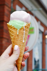 Melting Ice Cream Cone