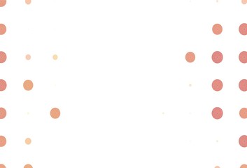 Light Orange vector texture with disks.