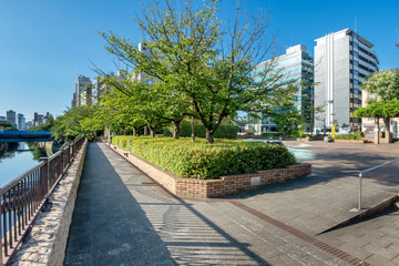 目黒川の船入場調節池と川の資料館