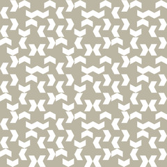 Seamless background for your designs. Modern vector ornament with white elements. Geometric abstract pattern