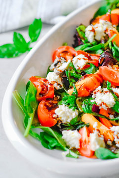 Peach Caprese Salad