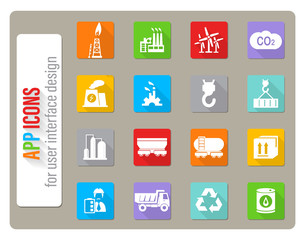 industry icon set