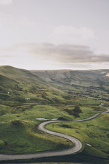 the road to the mountains
