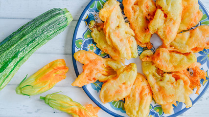 Zucchini Flowers Recipe - Fiori di Zucca Fritti