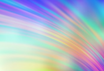 Light Multicolor vector blurred shine abstract template.