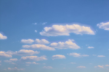 Blue cloudy sky