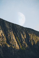 Moon over the Mountains