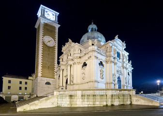 Fototapeta na wymiar The Madonna di Monte Berico Sanctuary is a minor basilica in Vicenza. Veneto, Italy, Europe.