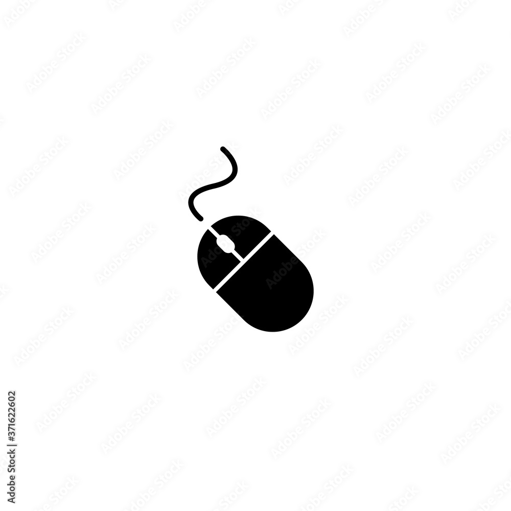 Aufkleber computer mouse icon vector in trendy style isolated on white background