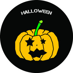 halloween pumpkin vector