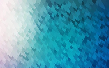 Light BLUE vector background of rectangles and squares. Style quilt and blanket. Geometrical rectangular pattern. Repeating pattern with rectangle shapes.