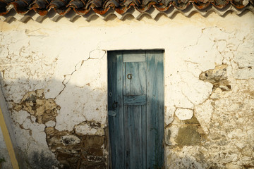 Abandoned place in summer photographed with natural light