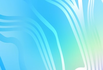 Light Blue, Green vector layout with wry lines.