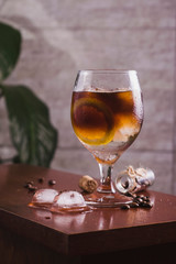 Gin, Tonica, Coffee & Orange Drink