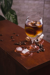 Gin, Tonica, Coffee & Orange Drink