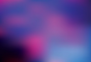 Light Pink, Blue vector blurred shine abstract template.